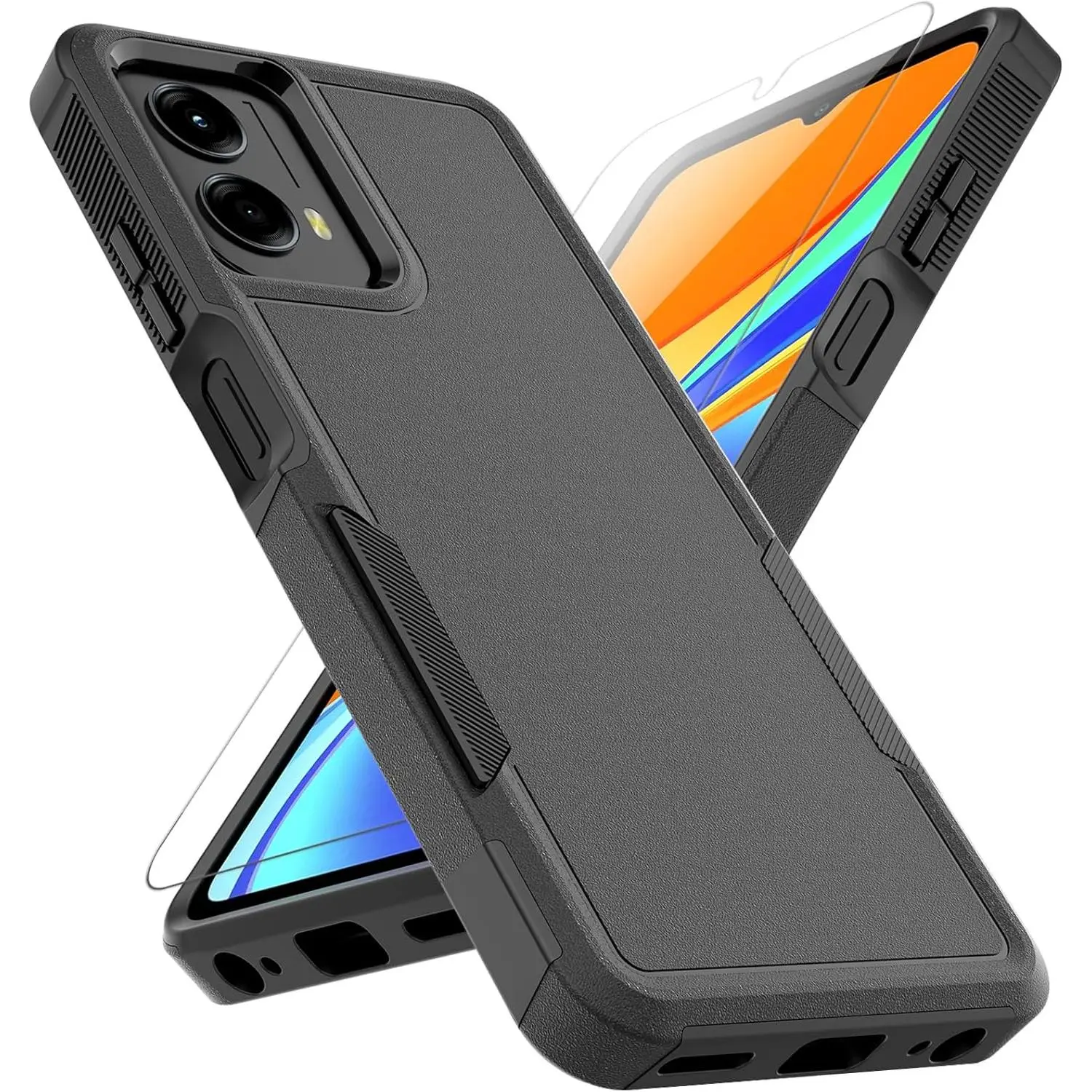 Motorola Moto G 5G 2024 Case: Dual Layer Protective Heavy Duty Cell Phone Cover Shockproof Rugged with HD Screen Protector - Military Protection Bumper Tough - Motorola Moto G 5G - TikTok Shop Motorola Moto G 5G 2024 Case: Dual Layer Protective Heavy Duty Cell Phone Cover Shockproof Rugged with HD Screen Protector - Military Protection Bumper Tough - Motorola Moto G 5G - TikTok Shop