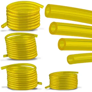4 Sizes Petrol  Gas Line Hose Tubing for Small Engine  Lawn Mower String Trimmer WeedEater Blower and other Power Tools I.D x O.D 1/8" x 3/16" 3/32" x 3/16" 1/8" x 1/4" .08" x .14"