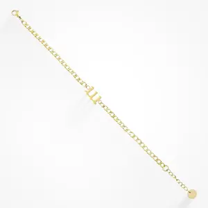 EVRY JEWELS Gold or Silver Plated Women's Hypoallergenic Angel Number Bracelet