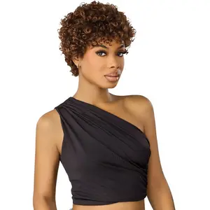 Outre Premium Duby 100% Human Hair Full Wig - HH-ODINEA - Curly Pixie