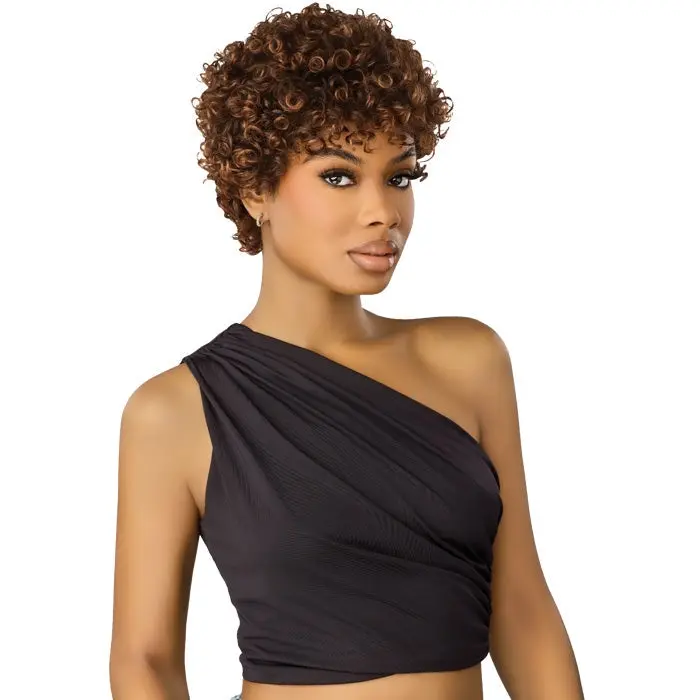Outre Premium Duby 100% Human Hair Full Wig - HH-ODINEA - Curly Pixie