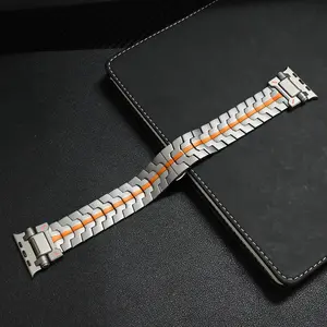 Stainless Steel Watch Band, Replacement Watch Band Compatible with Apple Watch Ultra1/2 49mm 10 8 7 6 5 4 SE 44mm 45mm, Smart Watch Accessories
