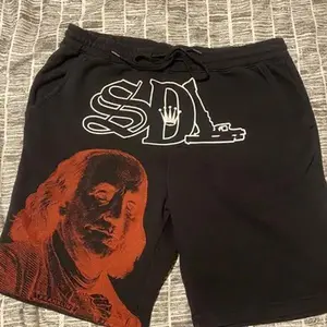 Men's S-DL Red Black Shorts, Streetwear Outfit, Sports Shorts, Hip Hop Style, Trendy Outdoor Wear Daily Wear, Designer Clothing, Gift for him for her, Birthday's gift
