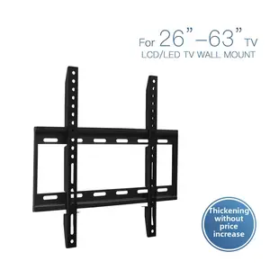 TV Wall Mount Bracket Fixed Integrated Stand for LCD LED Flat Screen TVs, 14-80 Inches TV Wall Mount Bracket Fixed Integrated Stand for LCD LED Flat Screen TVs, 14-80 Inches