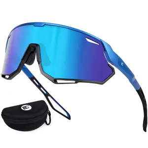 BIRCEN Performance Sports Sunglasses – UV400 Polarized Cycling Glasses for Men Women | Anti-Glare Running MTB Baseball Eyewear-BC2114