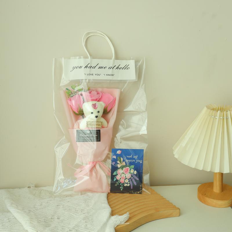Versatile Gift Set for Special Occasions - 1 Set of Dolls & Bouquets Ideal for Birthdays Christmas Valentine's Day & Commemorative Gifts for Children Girls Boyfriends Wives Husbands