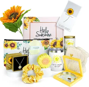 Mother's Day Gift Sunflower Gifts for Women,Birthday Gift for Women,Sending Sunshine Gift,Thank You Gifts,Care Package,Thinking of You for Mom Grandma Sister Best Friend,Graduation for Her