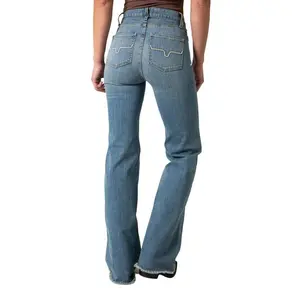 Women'sOliviaMediumWashHighRiseWideLegJeans
