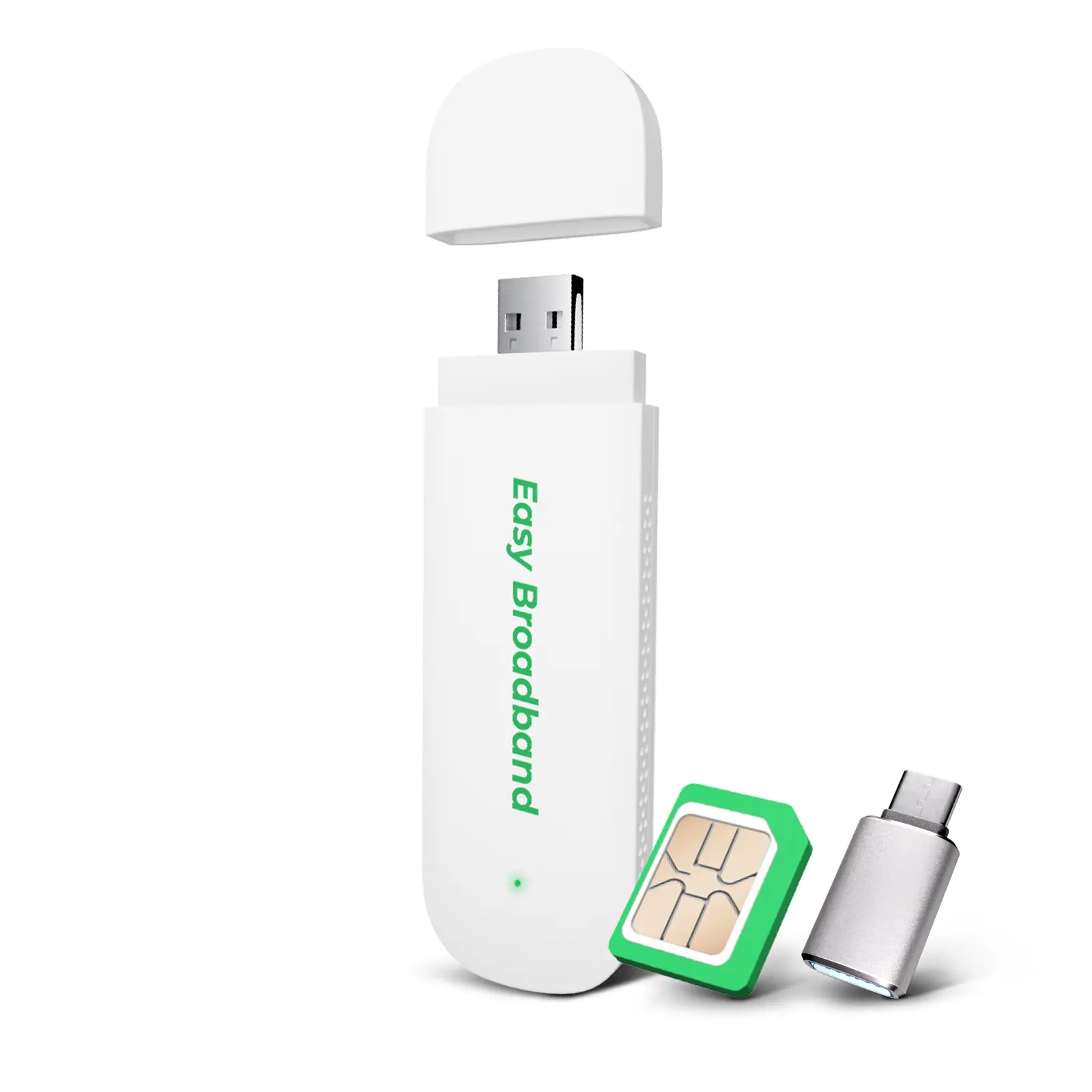 EIOTCLUB 4G LTE USB WiFi 6 Dongle – Portable Mobile Hotspot, USB Modem 150Mbps High-Speed, Portable WiFi with Free SIM, Support 10 Devices, for Travel, Car, Business Trip (US Only)