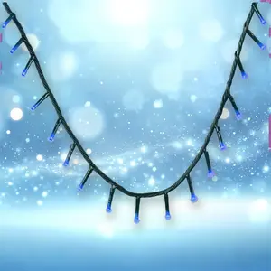 9.5' 3mm 100ct LED Micro Christmas String Lights wh Green Wire - Wonrshop ™