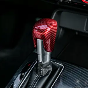 Matte Black Gear Shift Knob Cover Trim for Honda Civic 2022-2026, Accord 2018-2026, CRV HRV 2023-2026, Center Console Shifter Knob Cap Interior Accessories