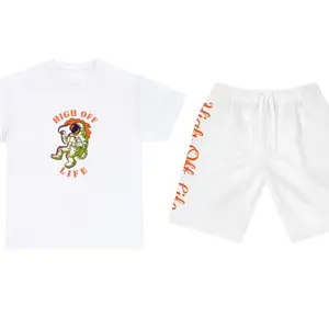 White Astro Short Sets