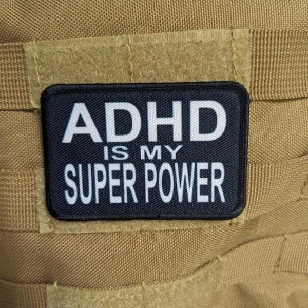 it is my superpower 2"x3" patch with hook and loop back it is my superpower 2"x3" patch with hook and loop back