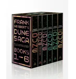 Dune Frank Herbert's Dune Saga 6-Book Boxed Set: Dune, Dune Messiah, Children of Dune, God Emperor of Dune, Heretics of Dune,, (Paperback)