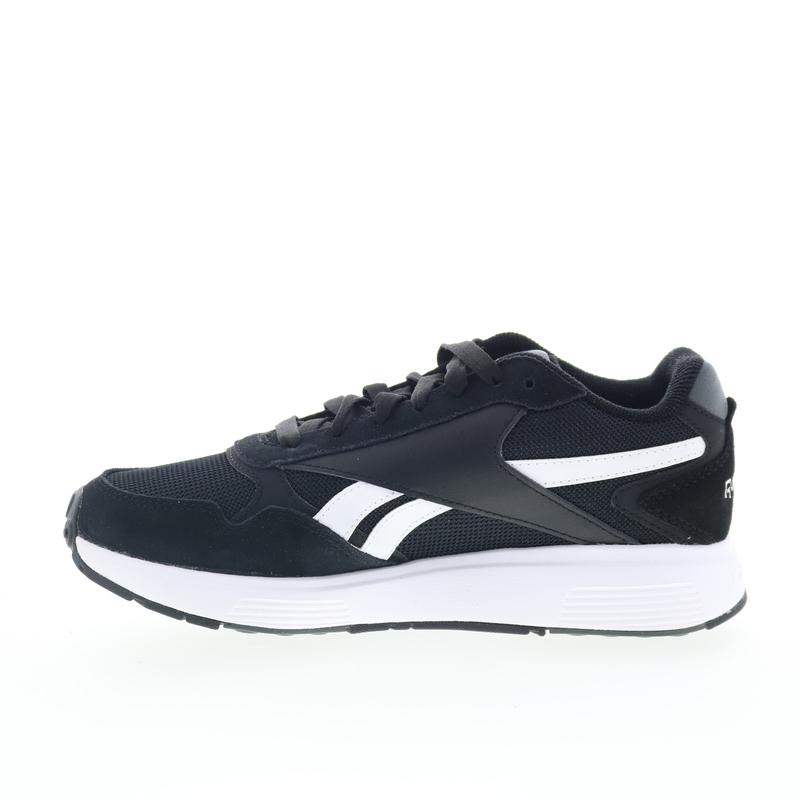 Reebok Glide DMX Womens Black Suede Lace Up Lifestyle Sneakers Shoes