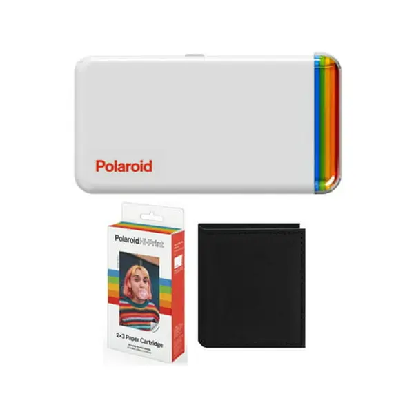 Polaroid Originals Hi-Print 2x3 Inch Pocket Printer with Back Paper and Album