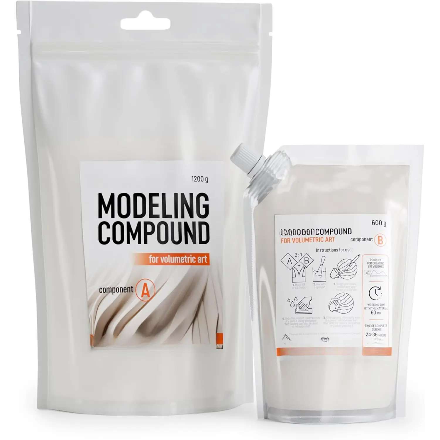 Modeling Compound for Volumetric Paintings, Reliefs, and Restorative Applications