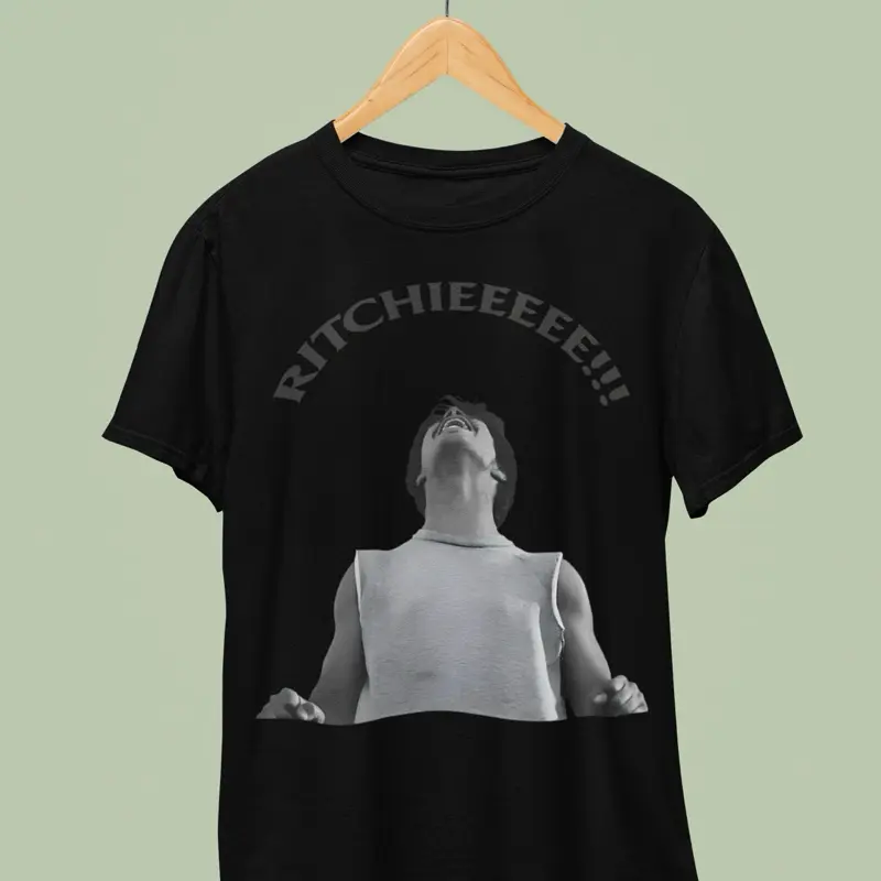 Men's La Bamba Graphic T-Shirt, Classic Cotton Streetwear Top, Unisex Fit, Ritchie Valens Movie Scene, Round Neck, Short Sleeve, Menswear, Tshirt, Chinese New Year