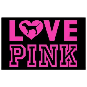 1pc LOVE PINK Pink Slogan Tapestry Flag,3x5fts 2x3fts Interior decoration, furniture decoration trippy room decor,Independence Day,gifts boyfriend,gifts for girl adults,gifts under 100 dollars,cheap stuff for your room,pink bedroom accessor
