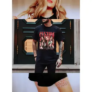 Custom Bootleg Rap Shirt, 90s Vintage Bootleg Shirt, Custom Face Shirt, Custom Vintage Shirt, Custom Photo Shirt, Custom Girlfriend Shirt