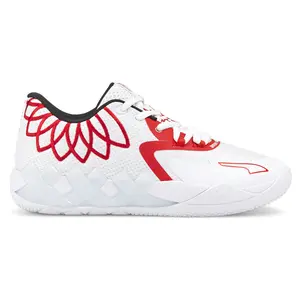 PUMA Mens X Lamelo Ball Mb.01 Lo Basketball Sneakers Shoes - White