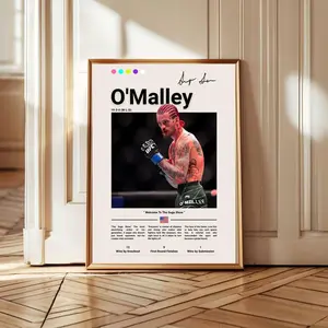 Sean Omalley UFC Poster  MMA Wall Art, Fighter Print, Champion Gift ( Unframed - Print Only )