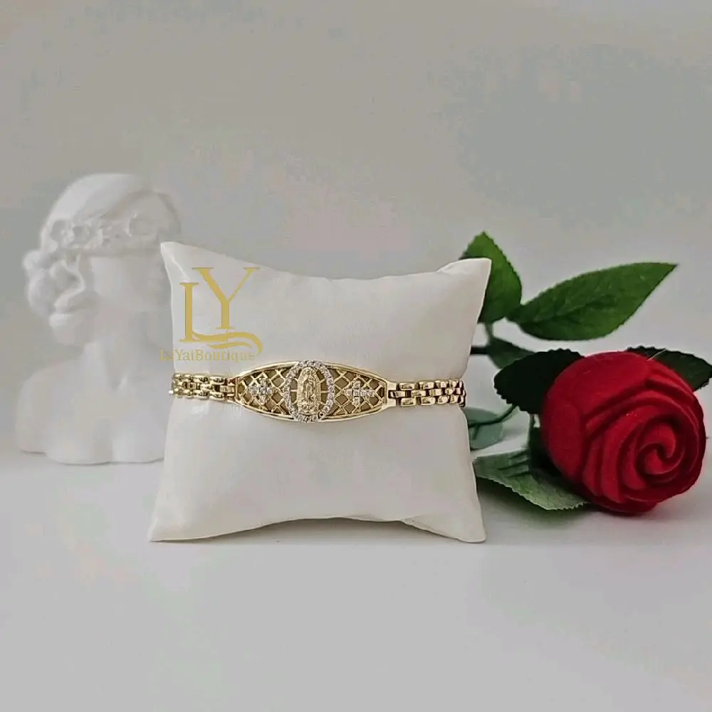LaYaiBoutique #1760 High quality 14k gold plated virgin bracelet