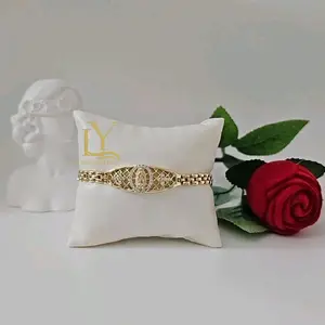 LaYaiBoutique #1760 High quality 14k gold plated virgin bracelet