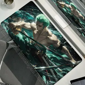 Anime Gamer Keyboard MouseMats One P-Piece Gaming Mouse Pad XXL Speed Rubber Cartoon Big Computer Desk Mat PC E-Sports Mousepad