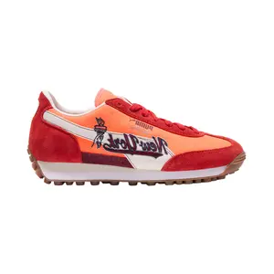 PUMA Womens Easy Rider Graffiti Flagship Lace Up Sneakers Shoes Casual - Red