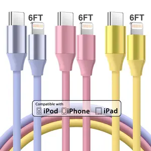 6FT [Apple MFi Certified] Type-C for Lightning Cable Charging Compatible with Apple iPhone 14 13 12 11 Pro Max XR XS X 8 7 6 Plus SE and More