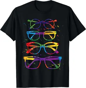100%cotton Eyeglasses Optician Optometrist Gift Ophthalmology Optometry T-Shirt Top Vintage