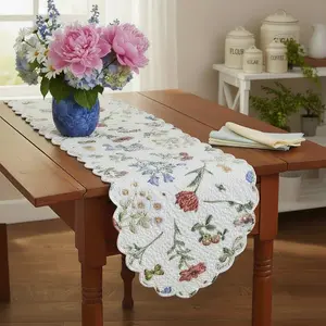 Meadow Flowers Quilted Table Runner