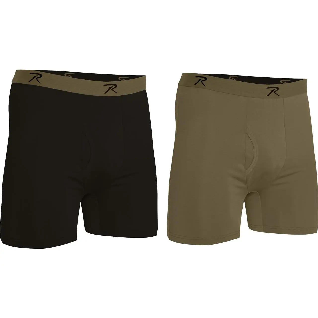 Men's Tactical Camo Boxer Shorts in a Lightweight Polyester Spandex Blend - Performance Underwear with an Elastic Waistband and Anti-Odor Tech