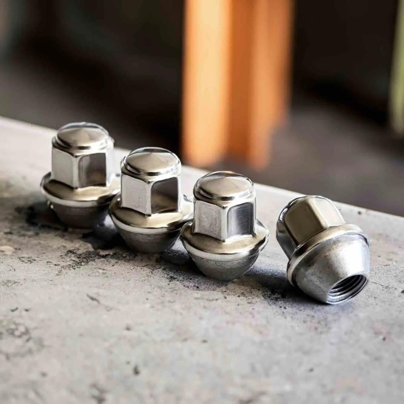 Ford Wheel Lug Nuts M14x1.5 | Maverick, Mustang, Explorer | Stainless Steel Lug Nuts