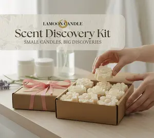 LaMoon Scent Discovery Kit - 9  flower shaped wax melts