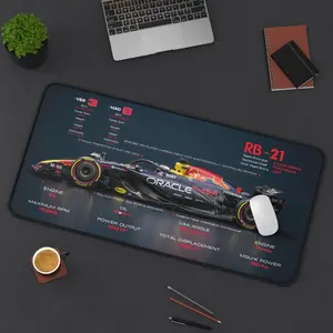 Desk Mat - F1 RB21 3D Design 2026 - Racing Mouse Pad - Gaming Desk Accessory - Car Enthusiast Gift - F1 Fans