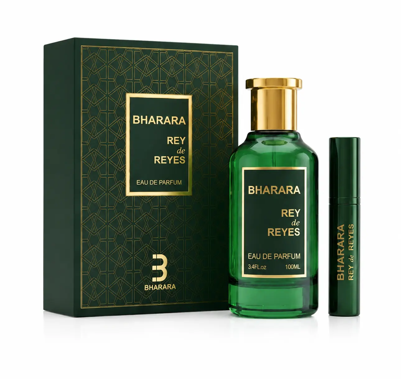 Rey de Reyes for Men's By Bharara - Eau de Parfum (EDP) 3.4 oz Eau De Parfuma Edp Fragrance