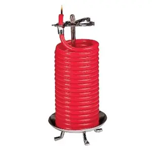 80 Hour Red Cinnamon scented Coil Candle