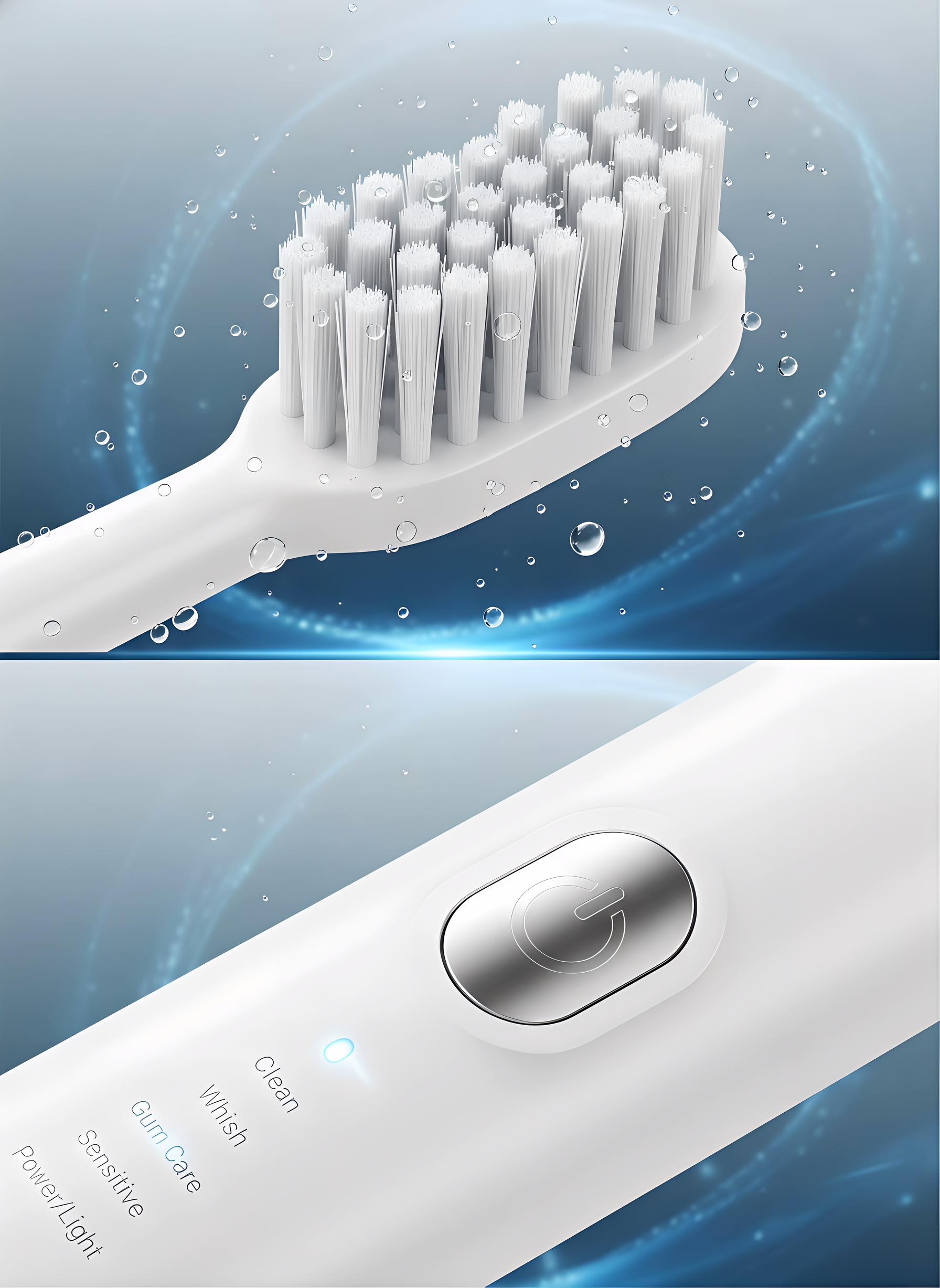 Sonic Electric Toothbrush for Adults, Deep Cleaning Removes Plaque & Stains, Whitens Teeth & Improves Gum Health, 5 Cleaning Modes, Smart 2-Min Timer, Soft Bristles, Waterproof USB Rechargeable for Daily Oral Care