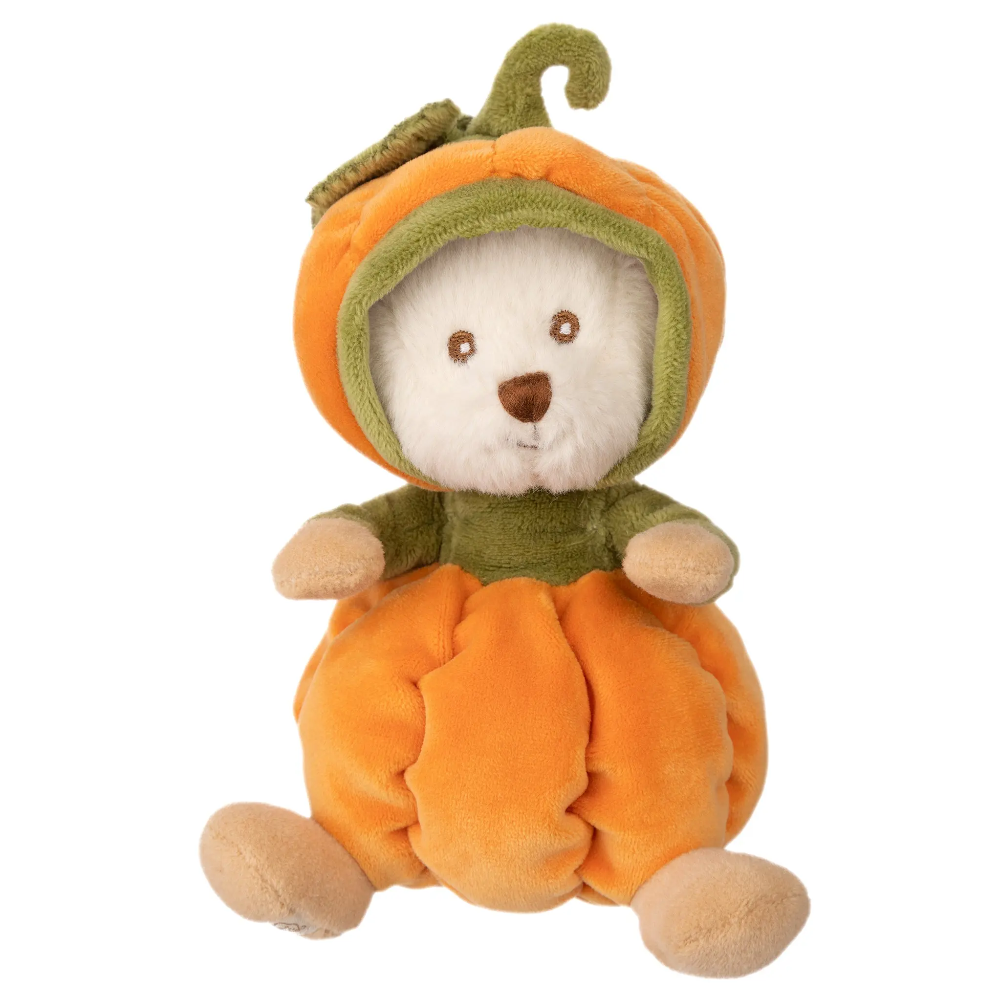 Bukowski Bears Ziggy Pumpkin 7 Inch Soft Plush Bear Stuffed Animal Toy for Babies and Kids