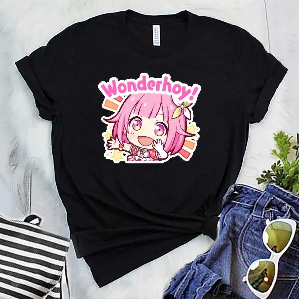 Project Sekai Anime Emu Otori Wonderhoy Stamp T-Shirt