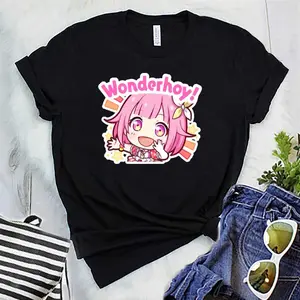 Project Sekai Anime Emu Otori Wonderhoy Stamp T-Shirt