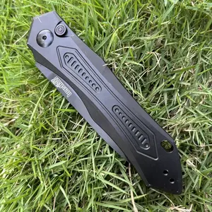 CPM154 Steel EDC Folding Knife, Black Coated Drop Point Blade, Lightweight Durable Handle, Ideal for Camping, Hiking & Daily Use - A Great Gift Idea for Outdoor Enthusiasts & Men