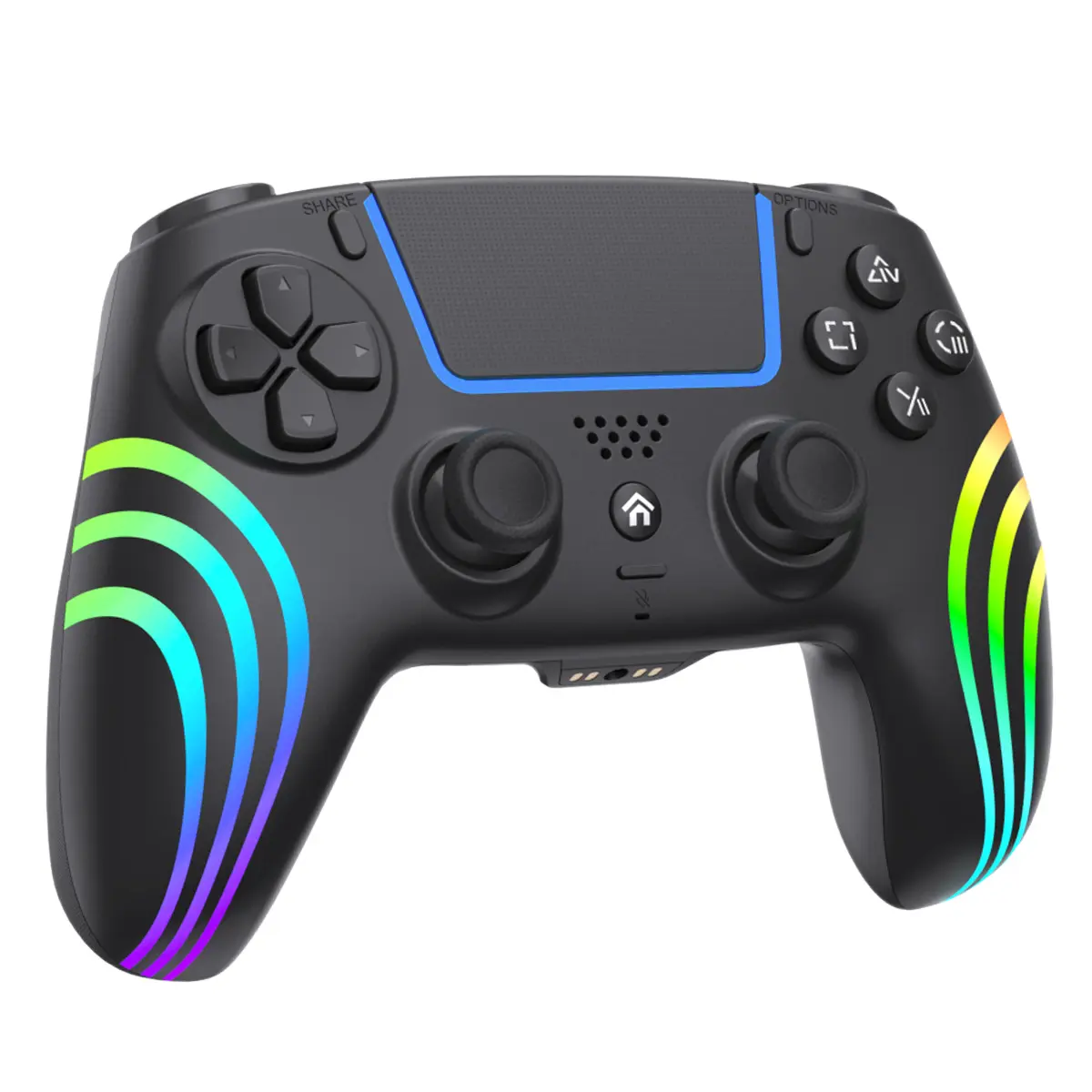 Anti-Stick Drift Hall Effect PS5 Wireless Controller with Turbo Macro & 1000mAh Battery - Pro Gaming Upgrade for PS5/PC vibration rgb