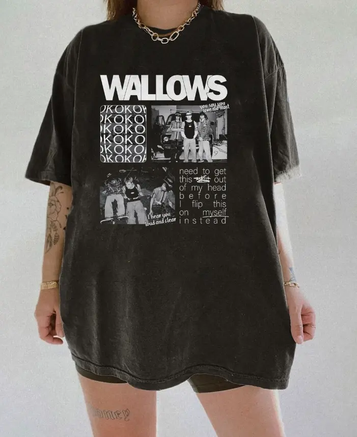 Wallows Retro Y2K Shirt, Wallows Band Unisex Shirt, Gift for Men and Women