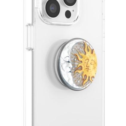 ​​​​PopSockets Phone Grip with Expanding Kickstand, Adhesive Grip - Sun and Moon