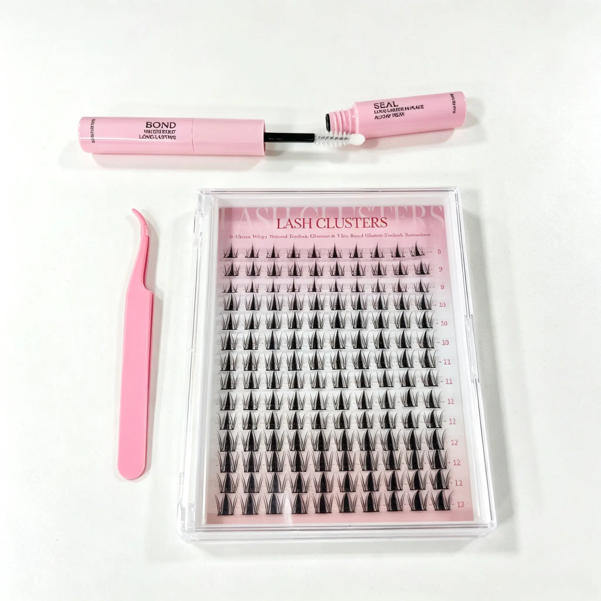 Natural Fluffy False Eyelashes & Adhesives Set, Reusable Lashes with a Thin, Flexible, Lightweight Band for Daily Eye Makeup - Beauty Products, Cosmetic, Diy Lash Set, Irritation-Free, Thin Fiber, Beginners, Easy-To-Apply, Soft Everyday Look, Soft Lightwe