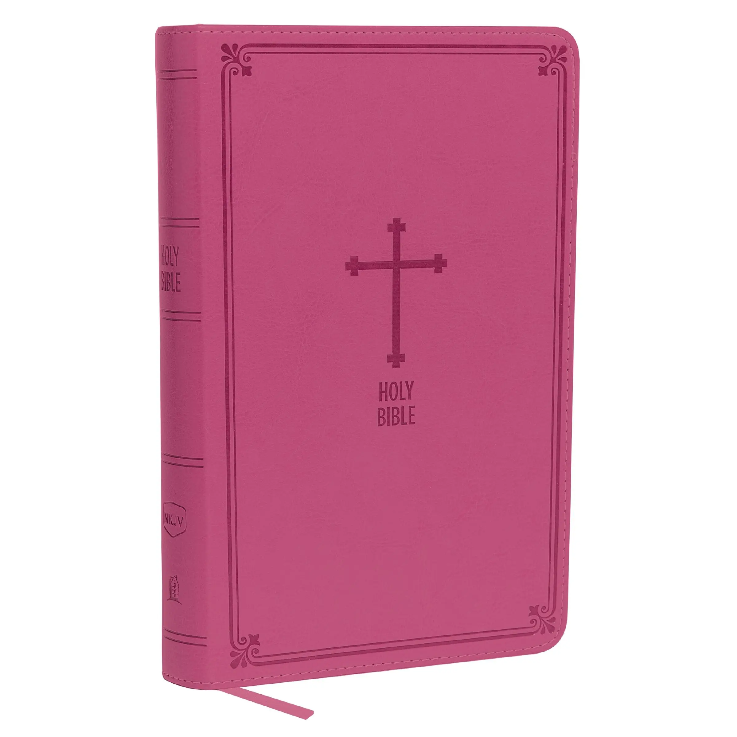 NKJV, Deluxe Gift Bible, Leathersoft, Pink, Red Letter, Comfort Print: Holy Bible, New King James Version by Thomas Nelson [Leathersoft Book]