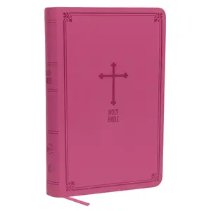 NKJV, Deluxe Gift Bible, Leathersoft, Pink, Red Letter, Comfort Print: Holy Bible, New King James Version by Thomas Nelson [Leathersoft Book]